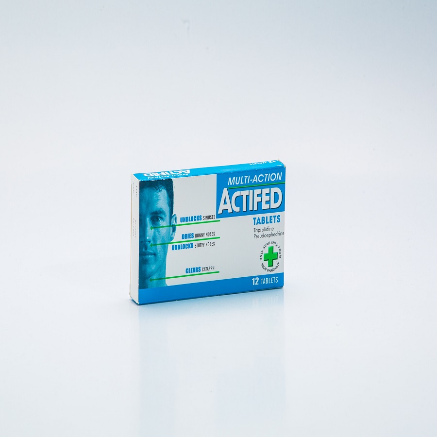 ACTIFED MULTI-ACTION X12